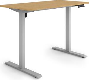 ESMART Germany ETX-121GBA 120 x 60 cm Decorazione in bambù Scrivania ergonomica in piedi/seduta Regolabile elettricamente in altezza in modo continuo 73,5 - 123,5 cm 3x memoria Promemoria attività Avvio/arresto graduale Montaggio rapido