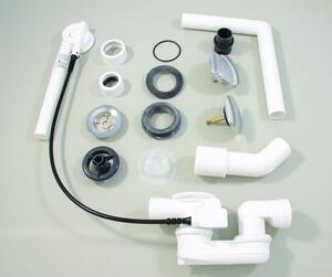 Set di scarico/tracimazione Ideal Standard per vasca standard Multiplex cromo