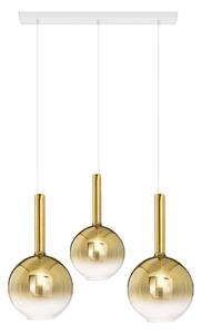 Lampadario vetro oro perenz lollipop 8554 or 8556 or 8034 b multiluce oro bianco - Perenz