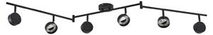 Lindby Led Plafoniera Lampada da soffitto 6 Flame Nero Opaco759