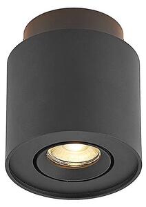 Lampada da soffitto Arcchio Walisa, Ø 10 cm, nero, metallo, GU10