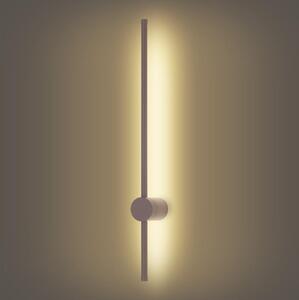 Brilagi - Applique da esterno AURA LED/12W/230V 3000K IP54 65 cm marrone CRI 90