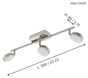 Eglo 97716 - Faretto LED RGB CORROPOLI-C 3xLED/5W/230V