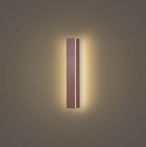 Brilagi - Lampada da parete esterna LINEAR LED/8W/230V 3000K IP65 30 cm marrone CRI 90