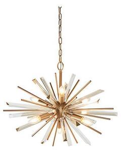 Endon 81936 - Lampadario a catena 6xE14/40W/230V dorato