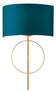 Endon 95218 - Applique da parete 1xE27/10W/230V blu/ottone