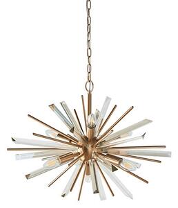 Endon 81936 - Lampadario a catena 6xE14/40W/230V dorato
