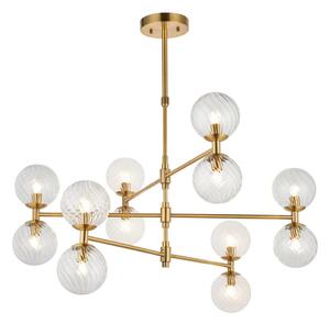 Endon 114041 - Lampadario a stelo 12xG9/3,2W/230V oro
