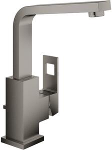 Grohe Eurocube - Miscelatore per lavabo con bocca di erogazione, Grafite dura spazzolata 23135AL0