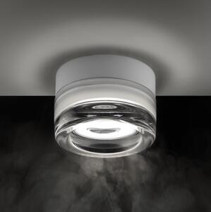 Ideal Lux - Plafoniera LED da soffitto per bagno LOLLY 1xGX53/9W/230V IP44 bianca/trasparente