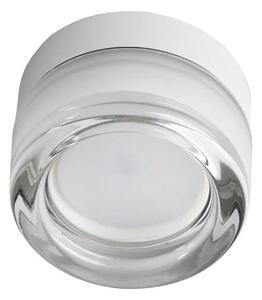 Ideal Lux - Plafoniera LED da soffitto per bagno LOLLY 1xGX53/9W/230V IP44 bianca/trasparente