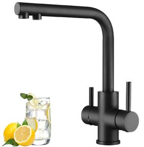 Rubinetto da cucina 3-in-1 con funzione girevole a 360°