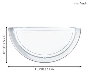 EGLO 83156 - Applique PLANET1 1xE27/60W