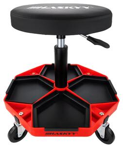 Sgabello da lavoro ergonomico con spazio di stoccaggio, 43-58 cm