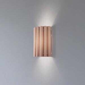 Applique da parete Aria Duolla, dimmerabile, Marrone / Ruggine, Soggiorno / Sala da pranzo, Tessuto / Stoffa / Seta, Applique