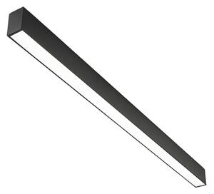 Plafoniera moderna perenz grid 8464 n ct led cct metallo nero - Perenz
