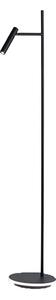 Piantana lettura moderna led perenz gambo 6777 n lc led 3000k nera orientabile - Perenz