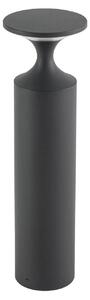 Lampada da esterno a LED Lucande Navor, altezza 50 cm, nera, IP65