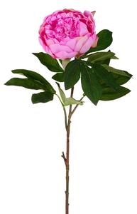 Set 4 Peonia Artificiale Altezza 80 cm Rosa