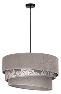 Duolla - Lampadario a sospensione con filo TRIO 1xE27/40W/230V diametro 45 cm grigio