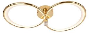 Lampada da soffitto a LED AZINA 20W 3000-4000-6000K 1500lm metallo bianco-oro, dimensioni: 13x59x30 cm, IP20 Light Prestige