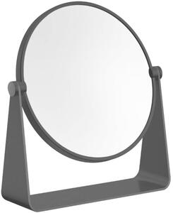 ZACK Specchio cosmetico in acciaio inox TARVIS Specchio da bagno Specchio a figura intera nero 40404