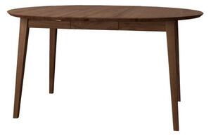 Tavolo rotondo allungabile in rovere massello tabacco da 90 cm a 140 cm Orbetello