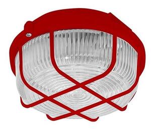 Plafoniera da esterno 1xE27/100W/230V rosso IP44