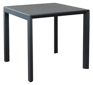 ALBEN - tavolo con struttura in alluminio 80 x 80