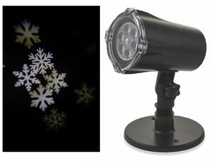 Proiettore Laser a Led Neve e Babbo Natale Luci Natalizie da Interno e Esterno Soriani Snowflake
