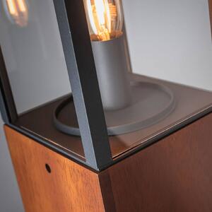 Paulmann Plug-in & Shine Venea, lampioncino con piedistallo altezza 40cm