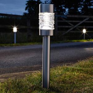 SMART GARDEN Lampada LED solare a picchetto Martello set 4x