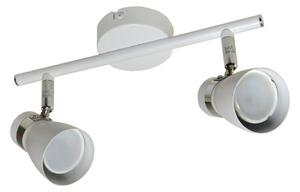 Luce Spot DEZ 2xGU10/30W/230V bianco