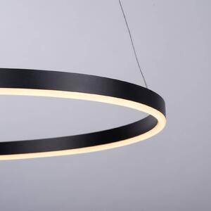 JUST LIGHT. Lampada LED sospensione Ritus, Ø 58,5cm, antracite