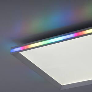 JUST LIGHT. Plafoniera LED Galactica, CCT, RGB 45x45cm