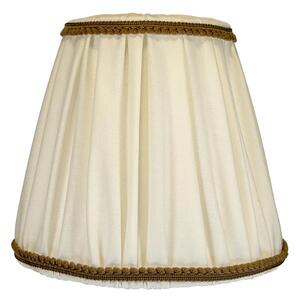 Duolla - Paralume per lampada da tavolo/terra E27 pr. 18,5 cm crema/marrone