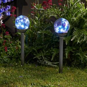 SMART GARDEN Lampada LED solare a picchetto Firefly Opal set 4x