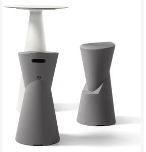 Sgabello in polietilene solidit� e maneggevolezza. Dimensioni 39x h 78 cm -Portata massima 120 kg COLORE FERRO