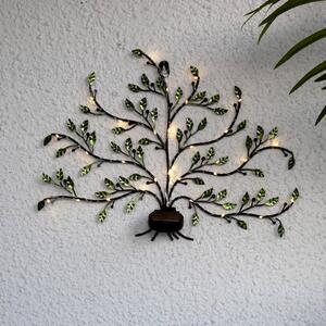 STAR TRADING Applique LED solare Tree of life