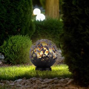 Nino Leuchten Lampada LED solare Terni di metallo a sfera
