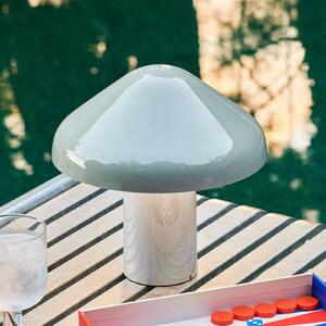 HAY Pao Portable lampada da tavolo LED accu grigio