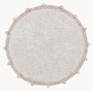 Tappeto rotondo per bambini in cotone fatto a mano Bubbly