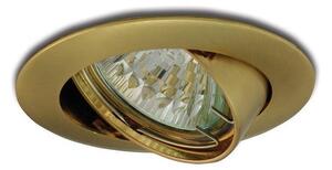 Luce da incasso inclinabile 1xGU5,3/50W/12V oro