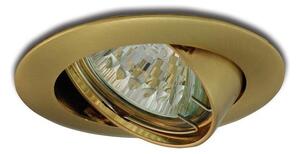 Luce da incasso inclinabile 1xGU5,3/50W/12V oro