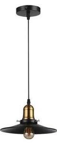Lampadario a sospensione con filo LOFT 1xE27/60W/230V diametro 22 cm nero