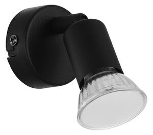 Eglo 32428 - Luce Spot da parete a LED BUZZ-LED 1xGU10/2,8W/230V 3000K nero