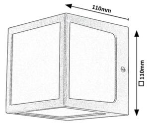 Rabalux 77042 - Applique a LED da esterno LED/10W/230V IP54 antracite