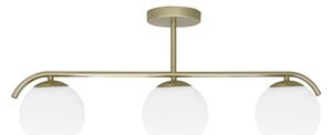 Lampadario a sospensione con supporto rigido AMADEO 3xE14/40W/230V ottone