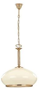 Lampadario a sospensione con catena ASTORIA 1xE27/15W/230V oro