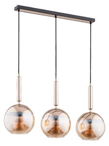 Lampadario a sospensione con filo VOLDA 3xE27/15W/230V ottone